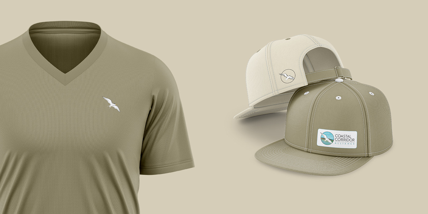 Coastal Corridor Alliance men's apparel and hats