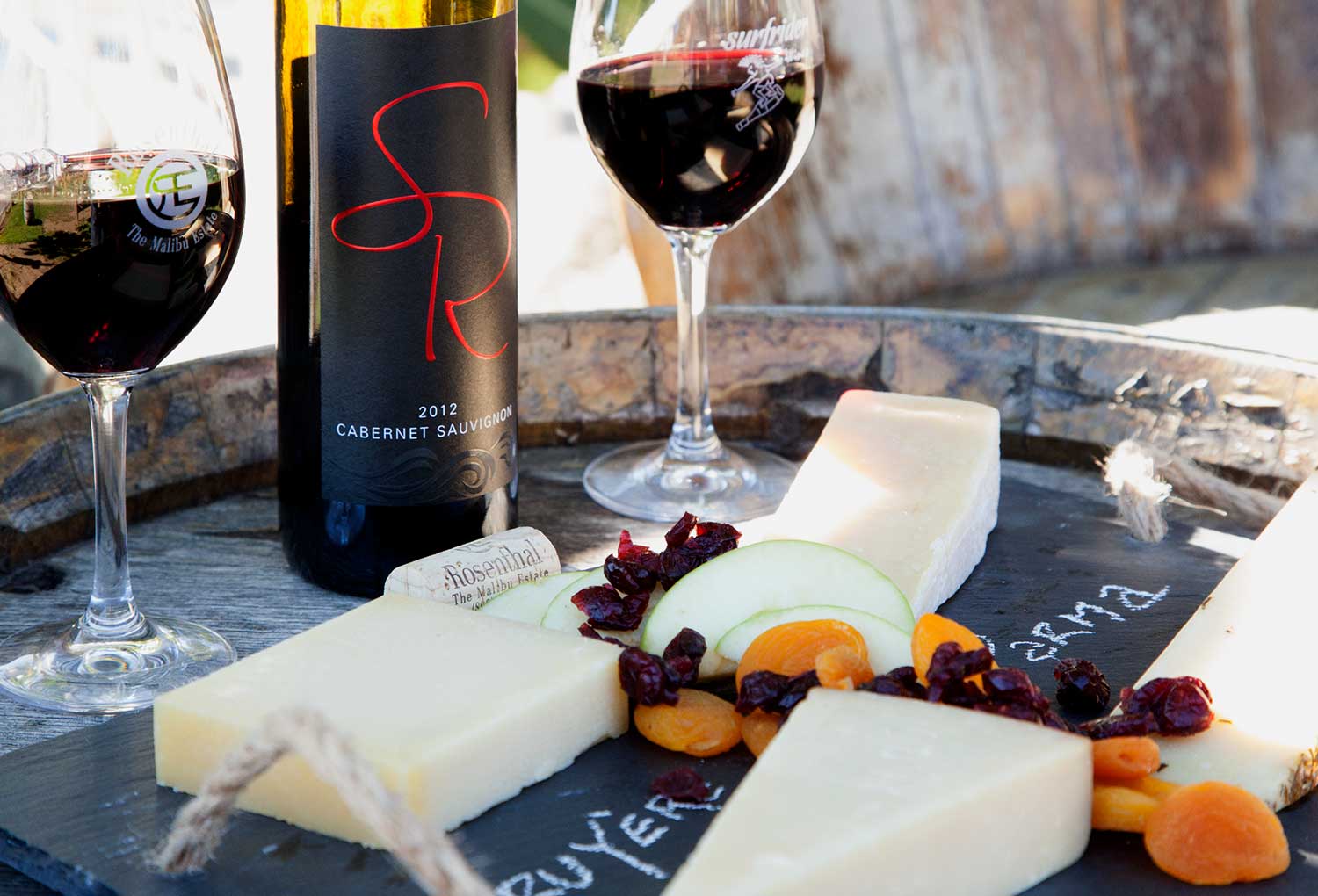 Rosenthal Surfrider wine and tasting-room pairing